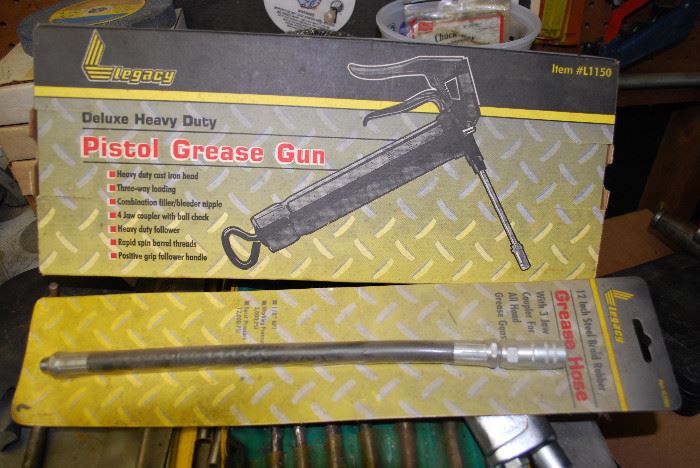 New, Never Used Grease Gun w/ Flex Hose