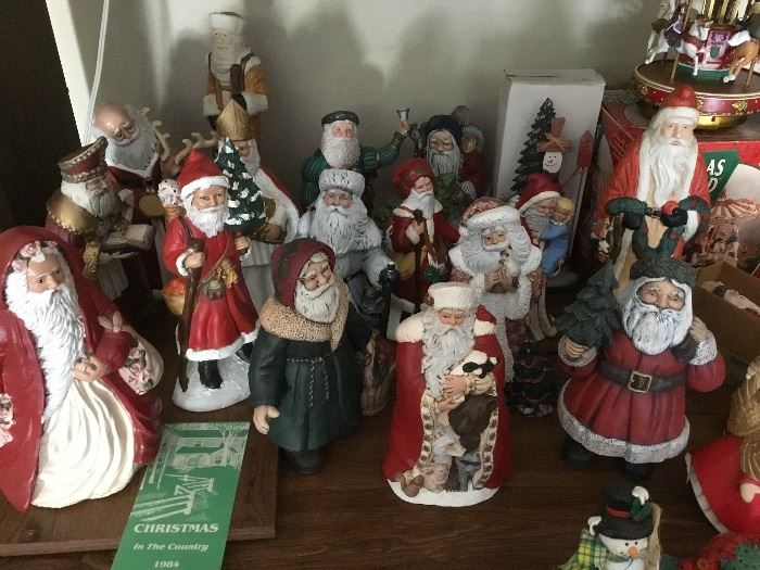 Ceramic Old World Santas