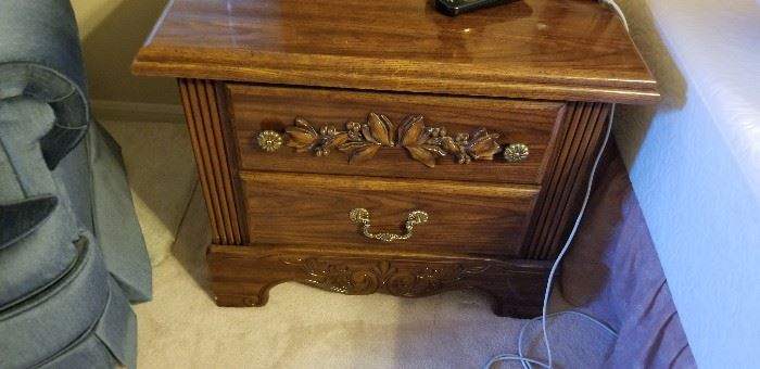 matching nightstands , go with dresser and master bed, all sold seperately
