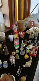 Lots of collectibles and world wide souvenires
