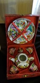 Beautiful detailed tea set