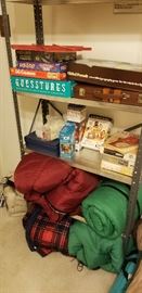 Games and sleeping bags