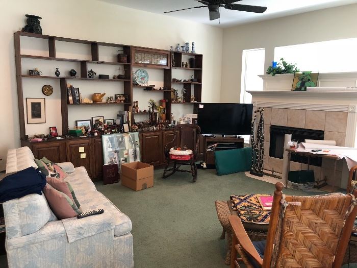 Large two piece wall bookcases/cabinets are now for sale!
Photos in frame are not for sale