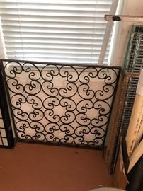 Wrought iron window cover