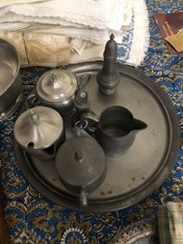 Pewter pieces