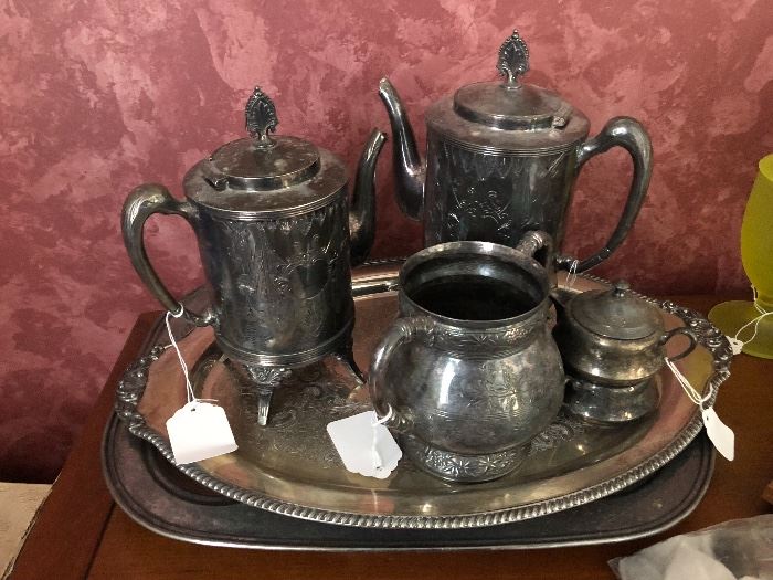 Engraved pitchers