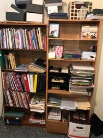Craft books for sewing, quilt making, origami, knitting, macrame, beading, gardening, scrapbooking, memory books, painting, etc. you name it. Craft supplies for all projects.