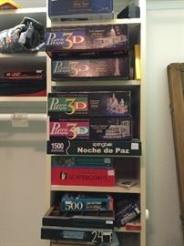 Puzz 3D puzzles, dominoes, Scrabble, other games new and old