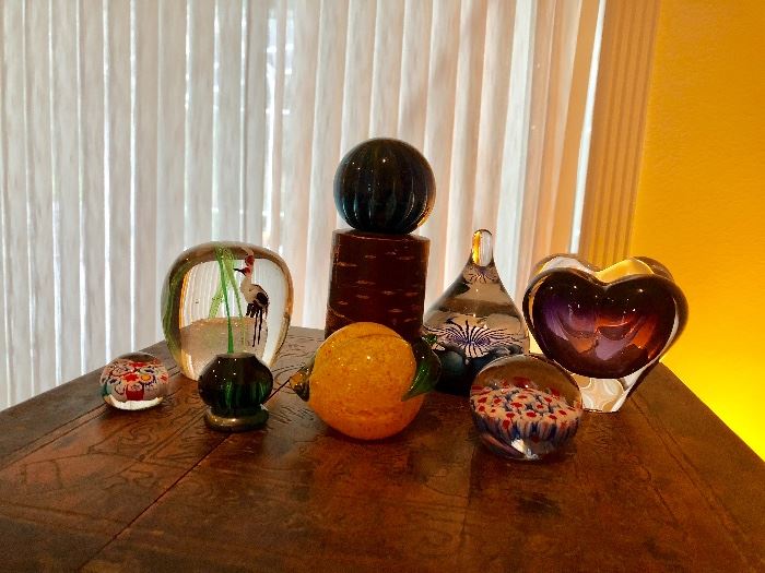 Paperweights for collectors.