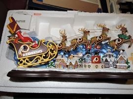 Redskins Santa reindeer scene