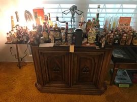 Large Assortment Of Vintage Miniature Size Airline Liquor Bottles ~ MANY ARE UNOPENED