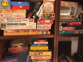 Assorted Vintage Board Games