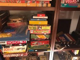 Assorted Vintage Board Games