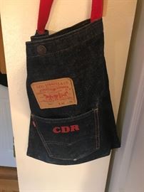 Vintage Levis Blue Jean Tote Bag