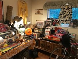 Assorted Vintage Toys And Clothing
