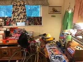 Assorted Vintage Toys And Clothing
