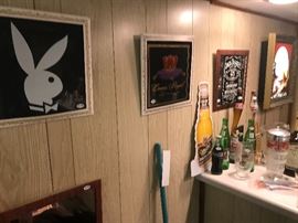 Assorted Vintage Bar Items