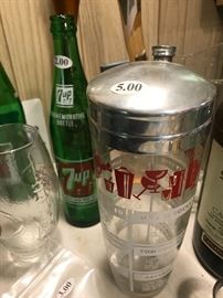 Assorted Vintage Bar Items