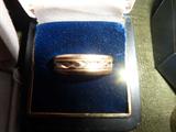 24 KT gold and diamond men's ring