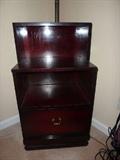 1 of 2 night stands/tables with 2 shelves and drawers