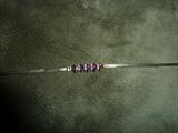 gold bracelet w/ruby and diamond