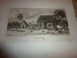 "Wash Day"- Painting by William Aiken Walker
Lithograph/etching by Phillip Sage