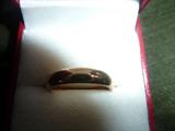 Men's gold band - 14K