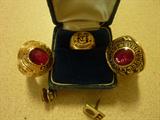 Gold Class Rings and pins