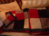 Nautica baby bed bedding - bumper bap, (2) comforters/blankets, sheet, ruffle