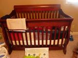 Crib For Life - assembled as a baby bed. All instructions and assembly pieces for full bed are included