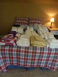 Full m/s- new with bed frame. ralph lauren bedding