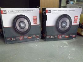 Dual subwoofers new in the box