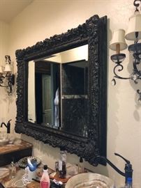 Mirrors and sconces