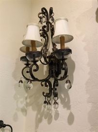 Sconces - you must have a licensed electrician remove