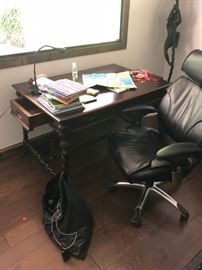Desk  and high end desk chair