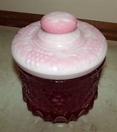 Rare Fenton Covered Jar