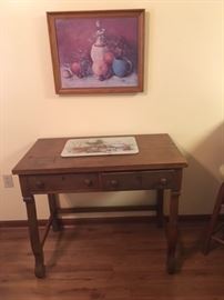 Oak side table 