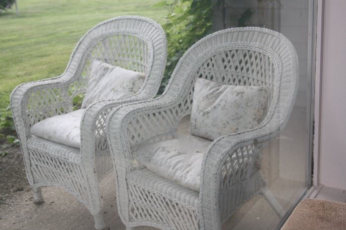 RESIN WICKER CHAIRS