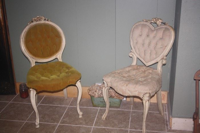VINTAGE FRENCH BOUDOIR CHAIRS