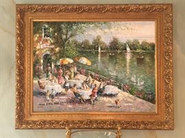 Christian Jereczek, b 1935, German, Oil on Canvas 