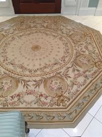 French Aubusson Needlepoint Rug 