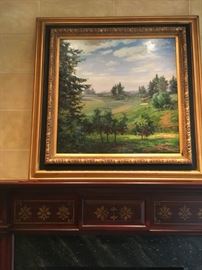 Adams, Country Club, Oil on Canvas