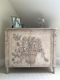 Doored Cabinet with Basket Relief
