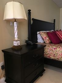 Three Drawer Bed Side Table