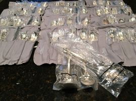 Wallace Sterling Flatware, Service for Twelve, 63 Piece Set 