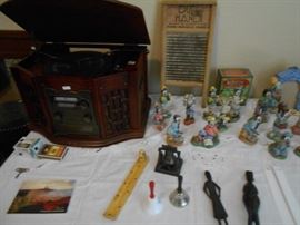 record player radio combo