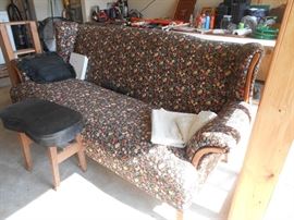 floral sofa