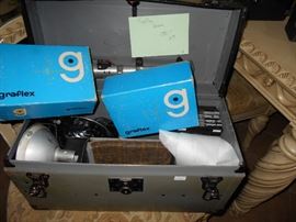 graflex accessories all sold as one lot with camera