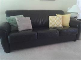 Leather sofa