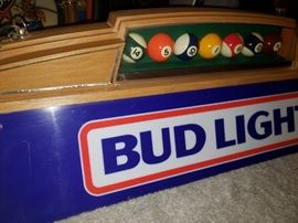 Bud Light Billiard Ball Pool Table Hanging Light